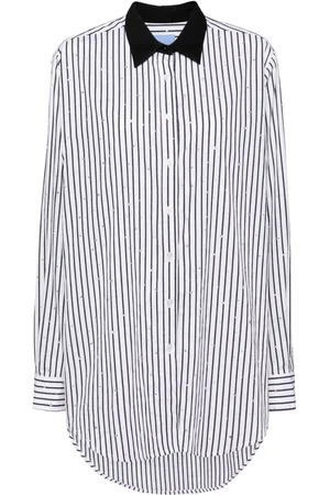 Macgraw Oversize skjorte med striber
