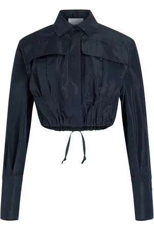 Patou Cropped safariskjorte i faille