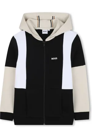 HUGO BOSS Hættetrøje med colourblocking