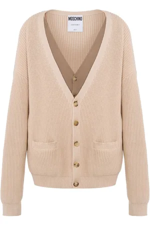 Moschino Ribstrikket cardigan