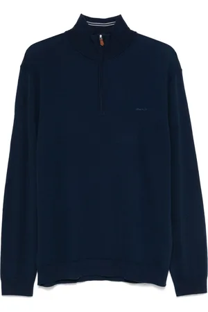 GANT Finstrikket sweater i merino