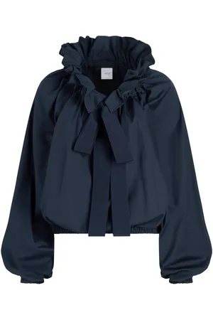 Patou Iconic poplin-top med snoretræk