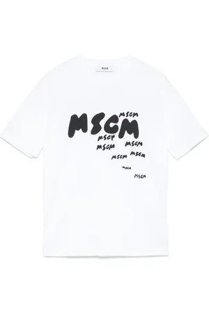 Msgm T-shirt med logotryk