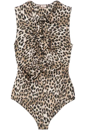 Nº21 Badedragt med leopardtryk