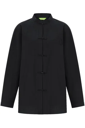 SHANGHAI TANG X Chen Man bluse med opretstående krave