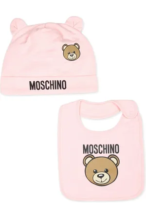 Moschino Hue med bamsetryk (sæt med to)