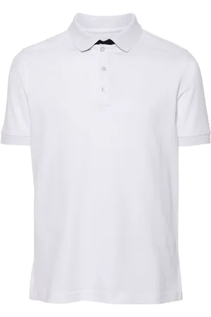 FAY Polo i piqué med broderet logo