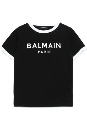 Balmain T-shirt med præget logo