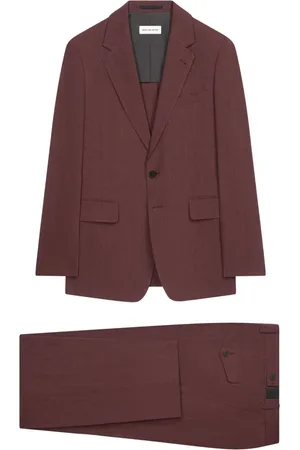DRIES VAN NOTEN Jakkesæt med hakrevers