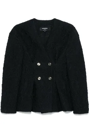 Rochas Blazer med cloqué-effekt