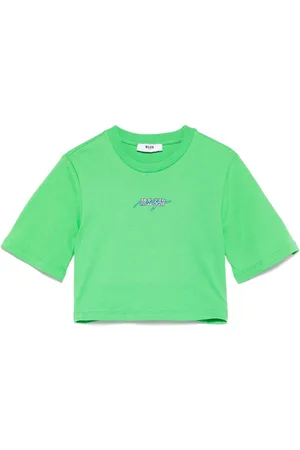 Msgm Cropped T-shirt