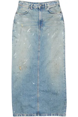 Acne Studios Lang denimnederdel