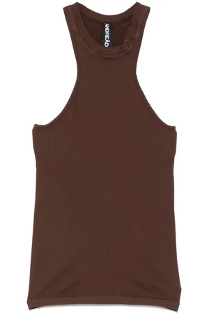 ANDREADAMO Ribstrikket jersey-tanktop