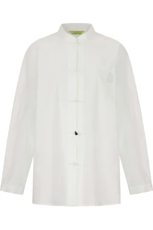 SHANGHAI TANG X Chen Man bluse med opretstående krave
