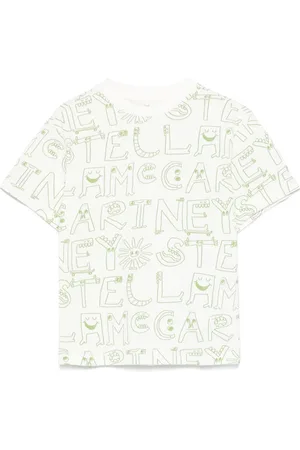Stella McCartney T-shirt med logotryk