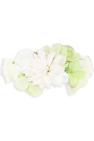 COLORICHIARI Hårspænde med blomster-applikation