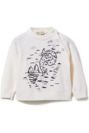 PUCCI Junior Sweater i uld med broderi