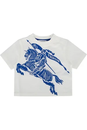 Burberry T-shirt i bomuld med EKD-tryk