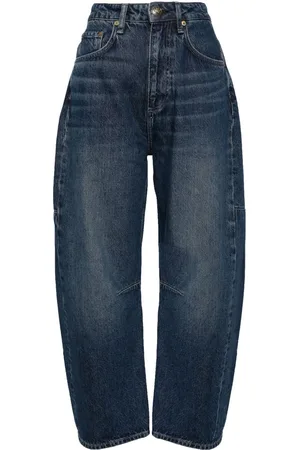 RAG&BONE Charlie jeans med beholder-ben og ankelrem