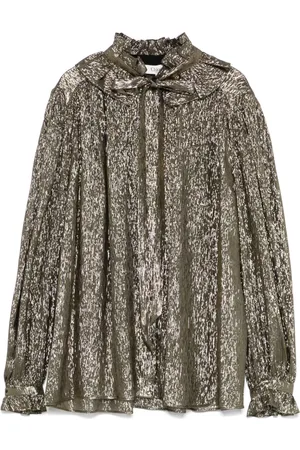 Chloé Bluse i lamé-effekt