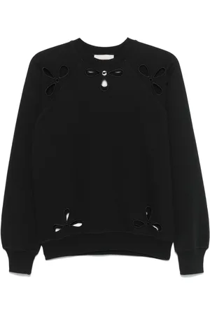 COPERNI Sweatshirt med rund hals og petal-broderi