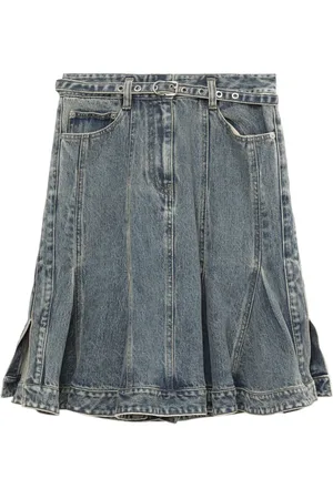 3.1 Phillip Lim Denimnederdel med bælte