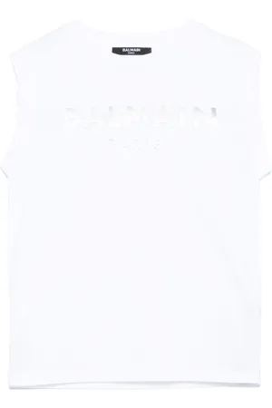 Balmain Tanktop med gummieret logotryk