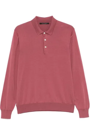 TAGLIATORE Finstrikket polo