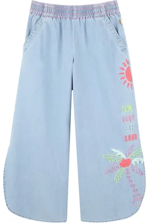 Billieblush Broderede jeans med brede ben