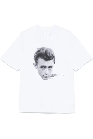 SACAI T-shirt med grafisk tryk