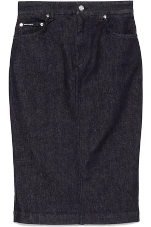 Dolce & Gabbana Mellemlang nederdel i denim