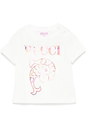 PUCCI Junior T-shirt med logotryk