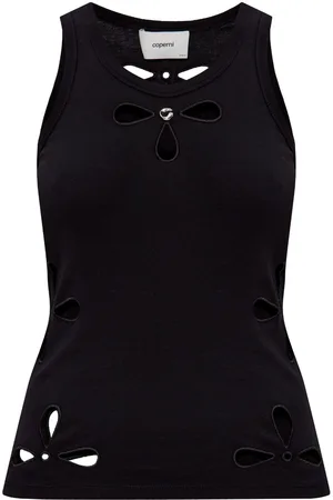 COPERNI Tanktop med petal-broderi