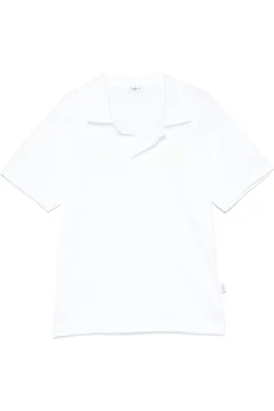 Il gufo Polo-skjorte med palme-broderi