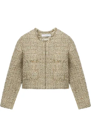 IRO Cropped jakke i tweed