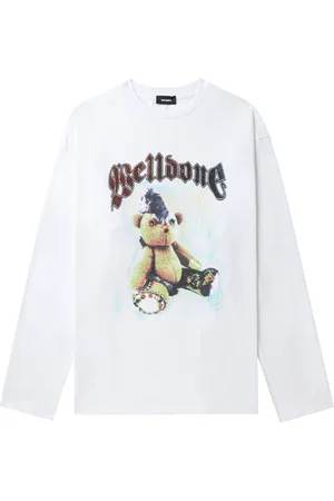 We11 Done Sweatshirt med bjørnetryk