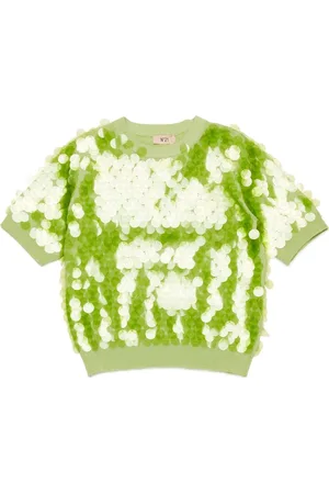 Nº21 T-shirt med pailletter