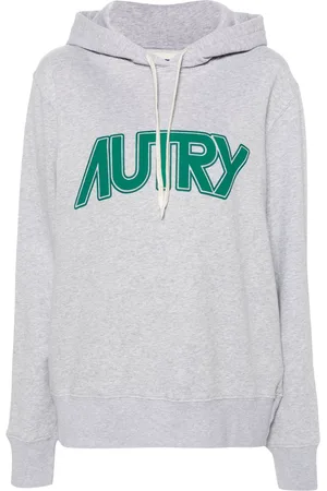 Autry Hættetrøje i mélange med logotryk