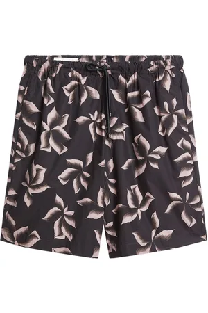 DRIES VAN NOTEN Shorts i bomuld med tryk