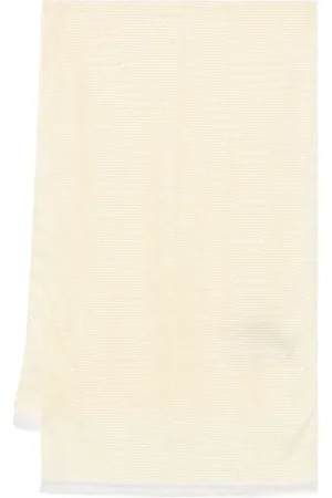 Twin-Set Keffiyeh med pailletter og jacquardlogo