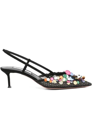 Aquazzura 50 mm Can Can pumps