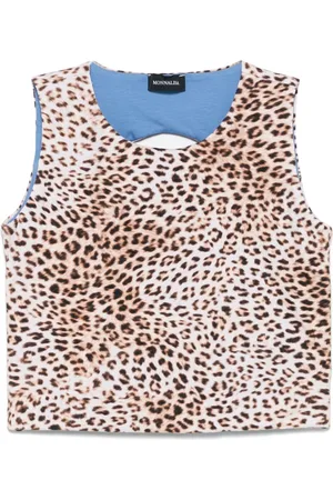 MONNALISA Leopardmønstret top