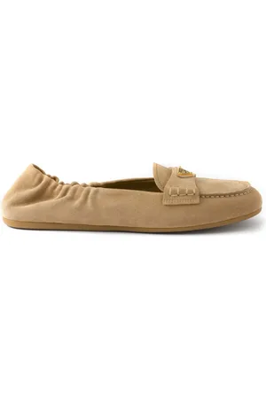 Prada Loafers i ruskind