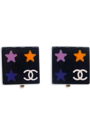 CHANEL Firkantede øreklips fra 2003