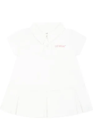 OFF-WHITE Kjole med plisseret nederdel
