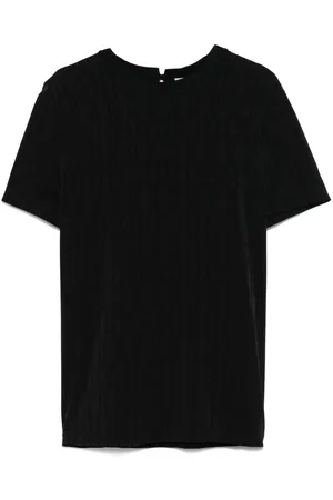 Agnona T-shirt med jacquardmotiv