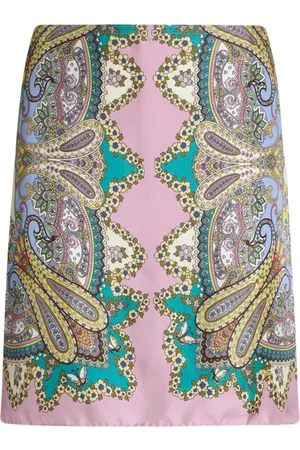 Etro Mini nederdel med paisleytryk