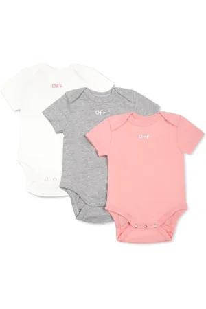 OFF-WHITE Babydragt-sæt med logotryk