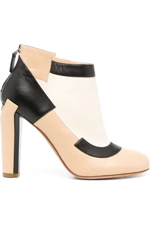 CHANEL Læderstøvler med colourblocking