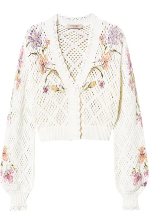 Twin-Set Cardigan med blomstertryk